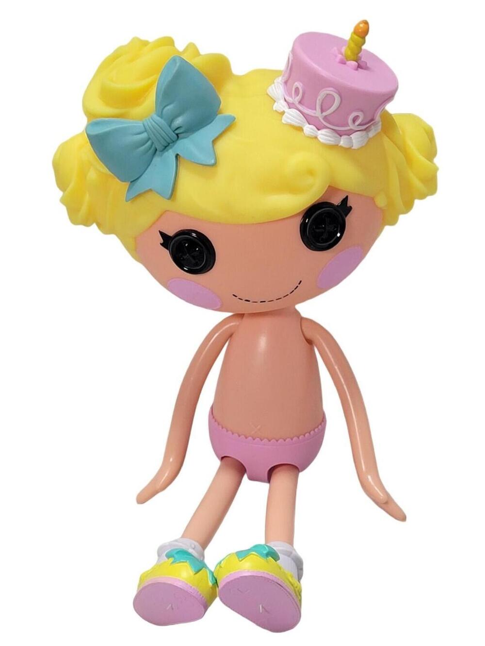 Candle Slice O' Cake 2014 Lalaloopsy Full Size 12" Doll W/ Shoes No Dress